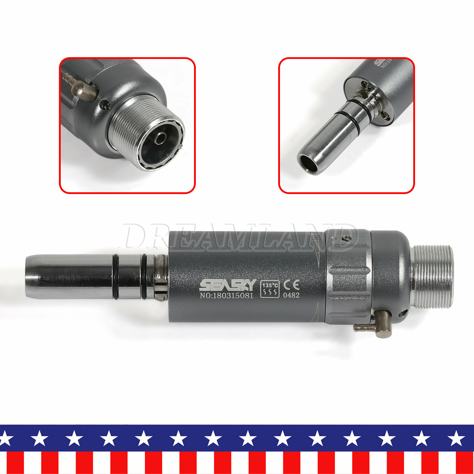 Dental Slow Low Speed E-type Air Motor Micromotor 4/2 Hole Handpiece NSK Style