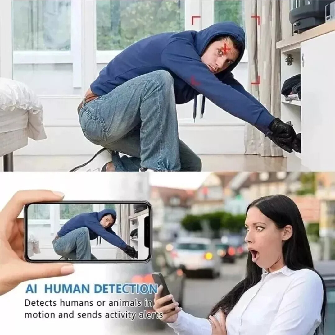 Mini Wireless S-py Camera Wifi IP Home Security 1080P HD Night Vision Camera