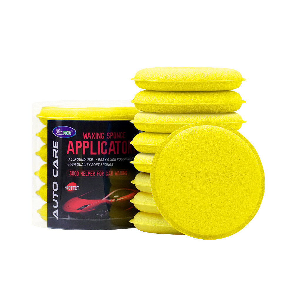 12PCS Car Wax Applicator Polish Foam Sponge Wax Cleaning Detailing Pads