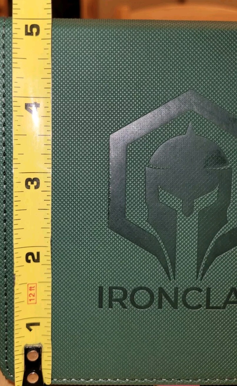 MTG Commander Deck Card Box Display Window Dice Drawer 100+ Double Sleeved Green