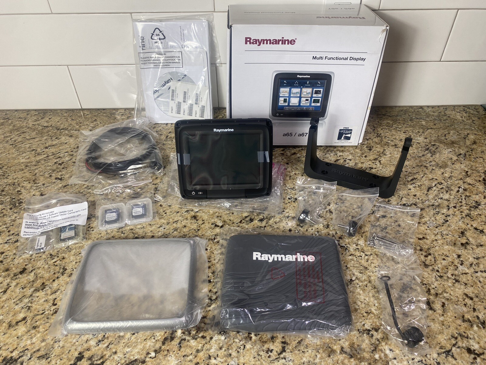 New/Open Box- Raymarine A67 Multifunction Display Part # E70077 - Version 7.43