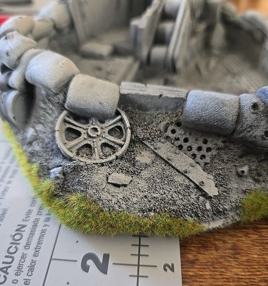 NEW Warhammer 40K VINTAGE Crashed Chimera Bunker Terrain Wreck Emplacement OOP