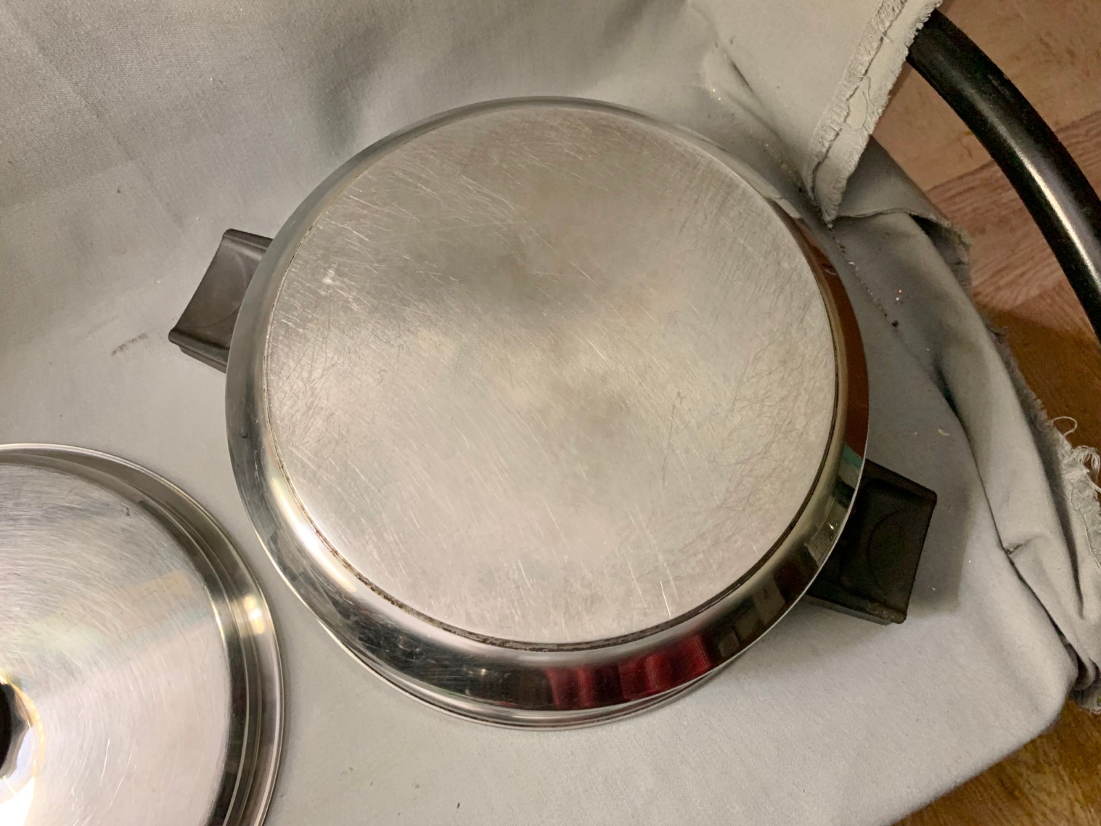 Lustre Craft Stainless Steel T304 5-Ply Multi Core Stock Pot Dutch Oven Lid USA