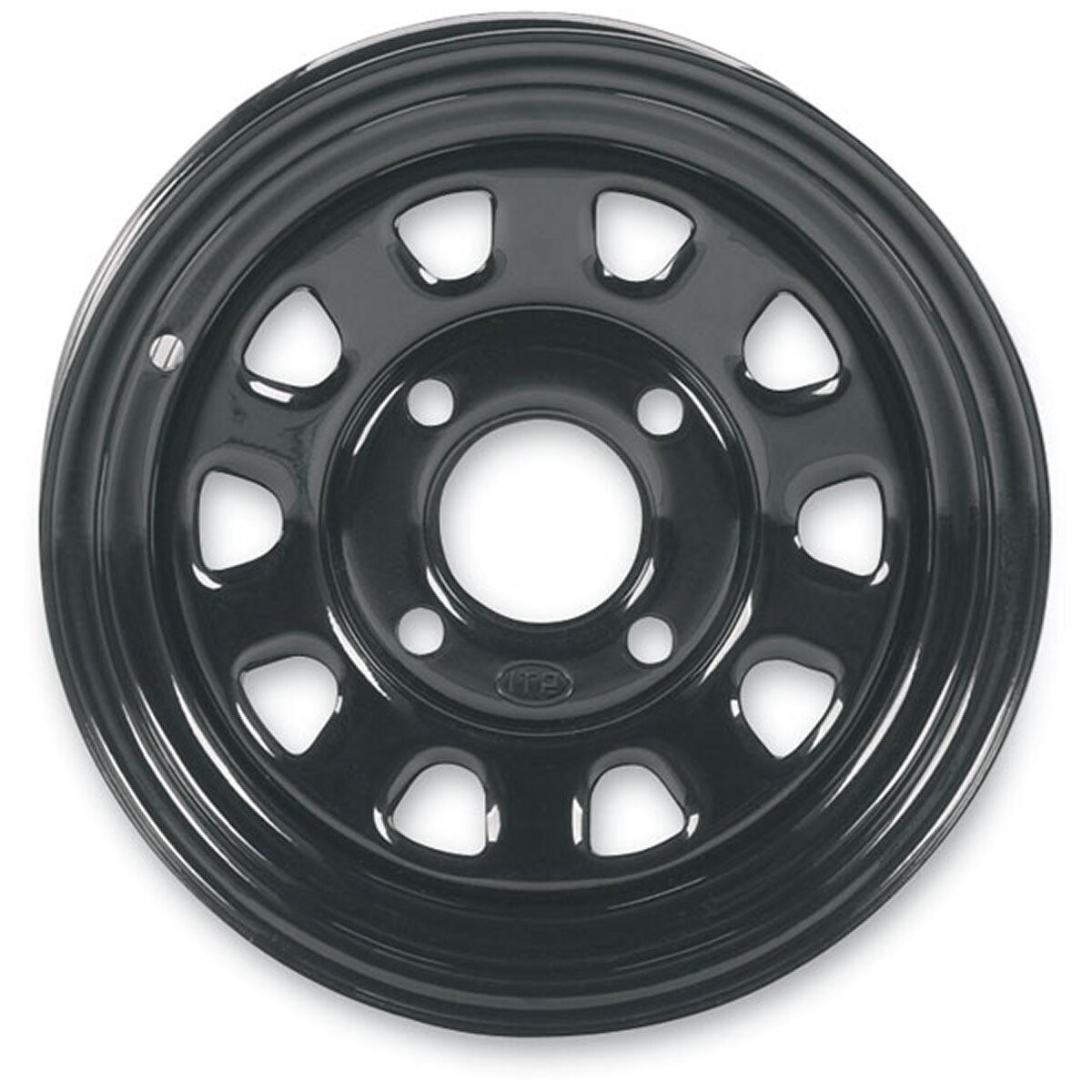 ITP Delta Black Steel Wheel - 1221753014