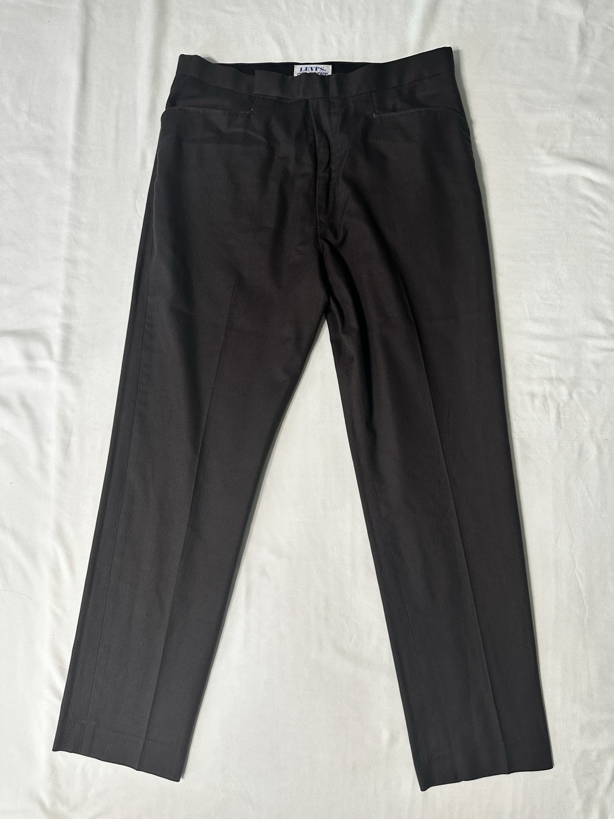 Vintage Levi’s Sta-Prest Pants 32x29 Brown Permanent Press Trousers