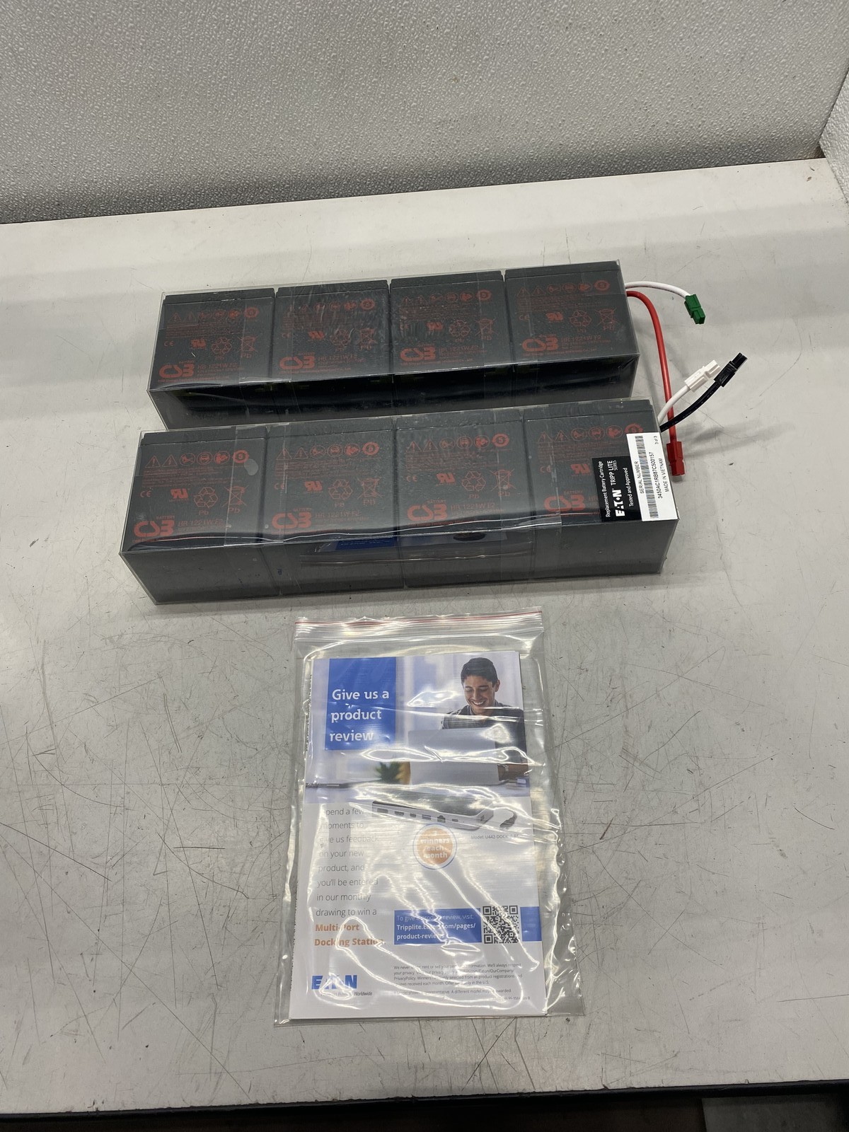 Eaton 8 Tripp Lite Replacement Battery Cartridge Model RBC5-192