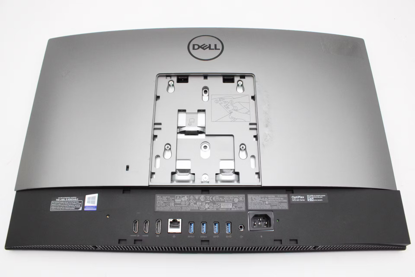 Dell OptiPlex 7470 AIO Used 24" i5-9500, 8GB RAM, 256GB NVMe (NO Stand)