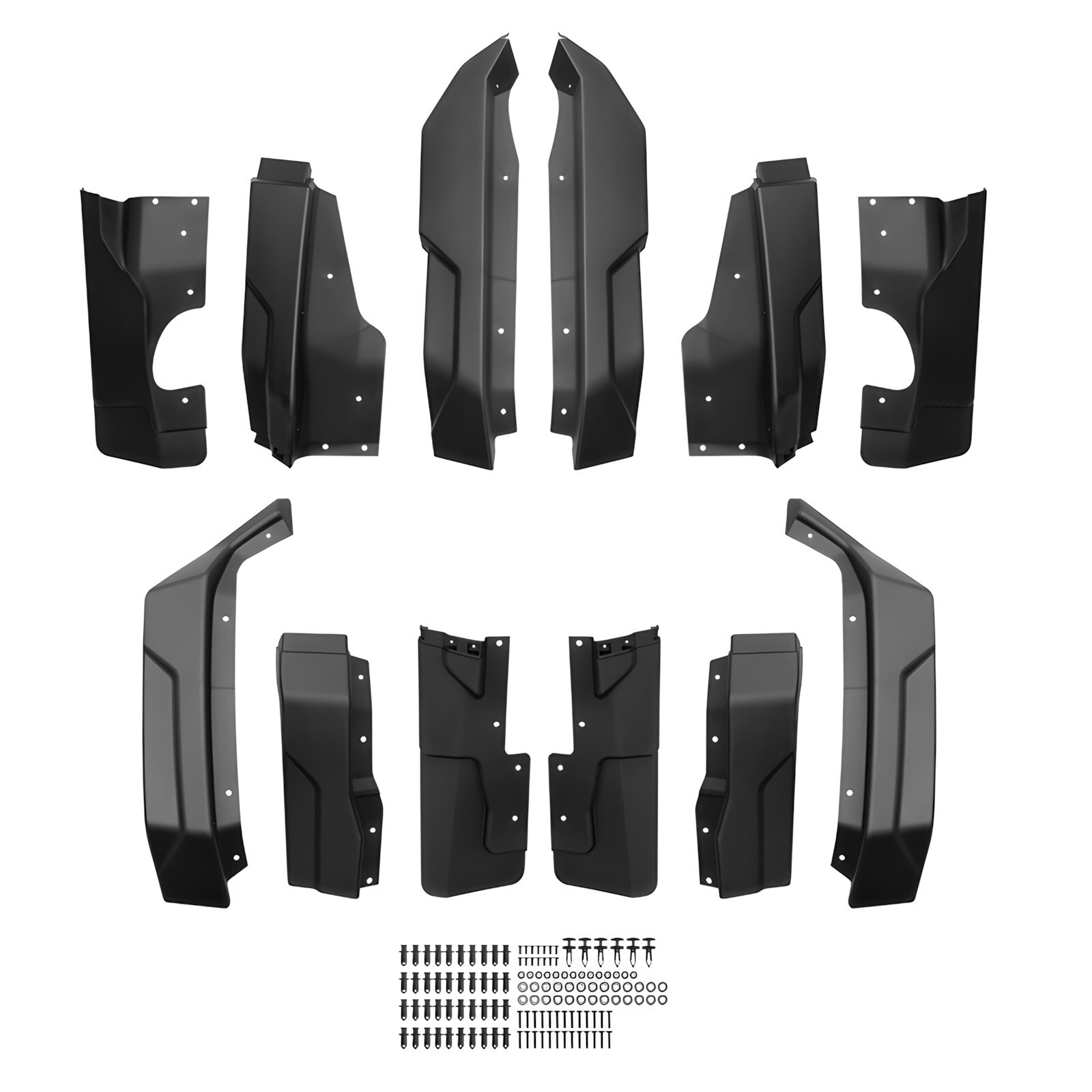 KEMIMOTO Front & Rear Fender Flares #2890638 For Polaris Xpedition XP/5 ADV/5
