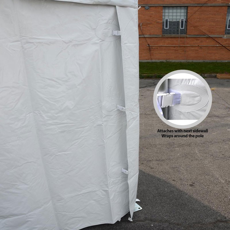 8x15 Solid Sidewall for High Peak Canopy Event Tent Outdoor Party Vinyl USED