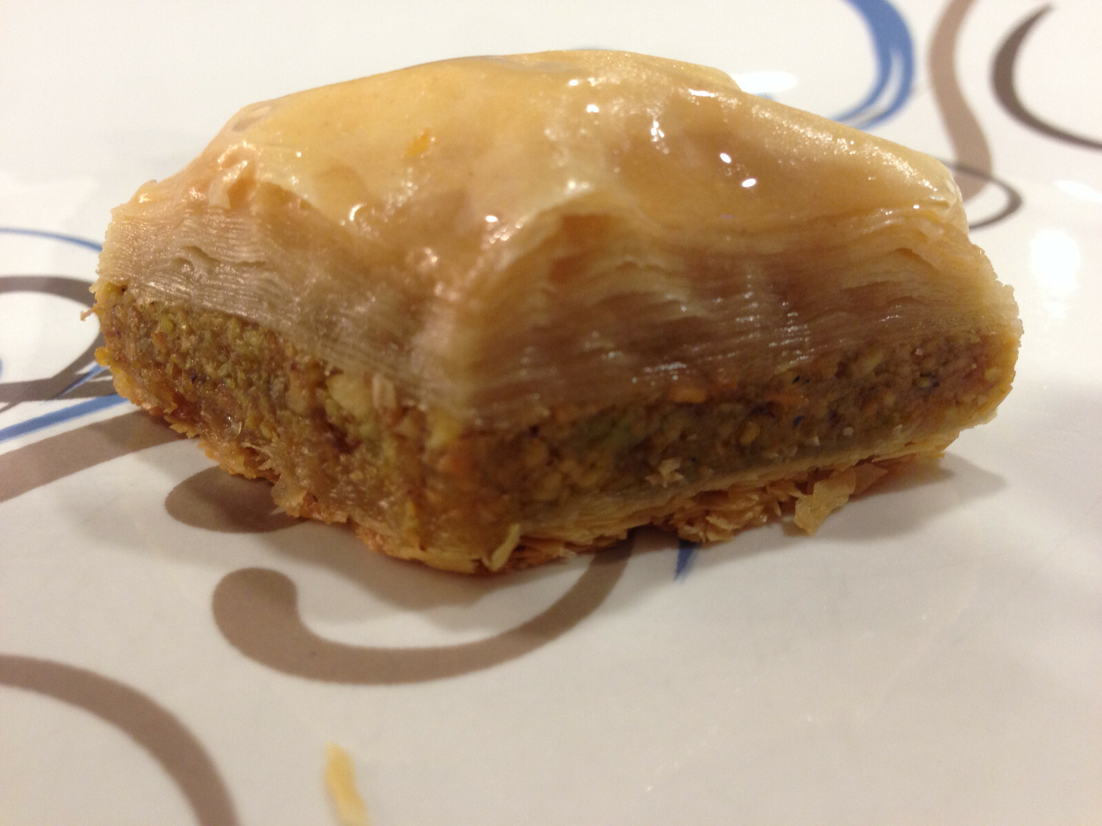 Organic Baklava with Pistachio & RAW Honey! Unique Quality (2LB) (33 Piece)