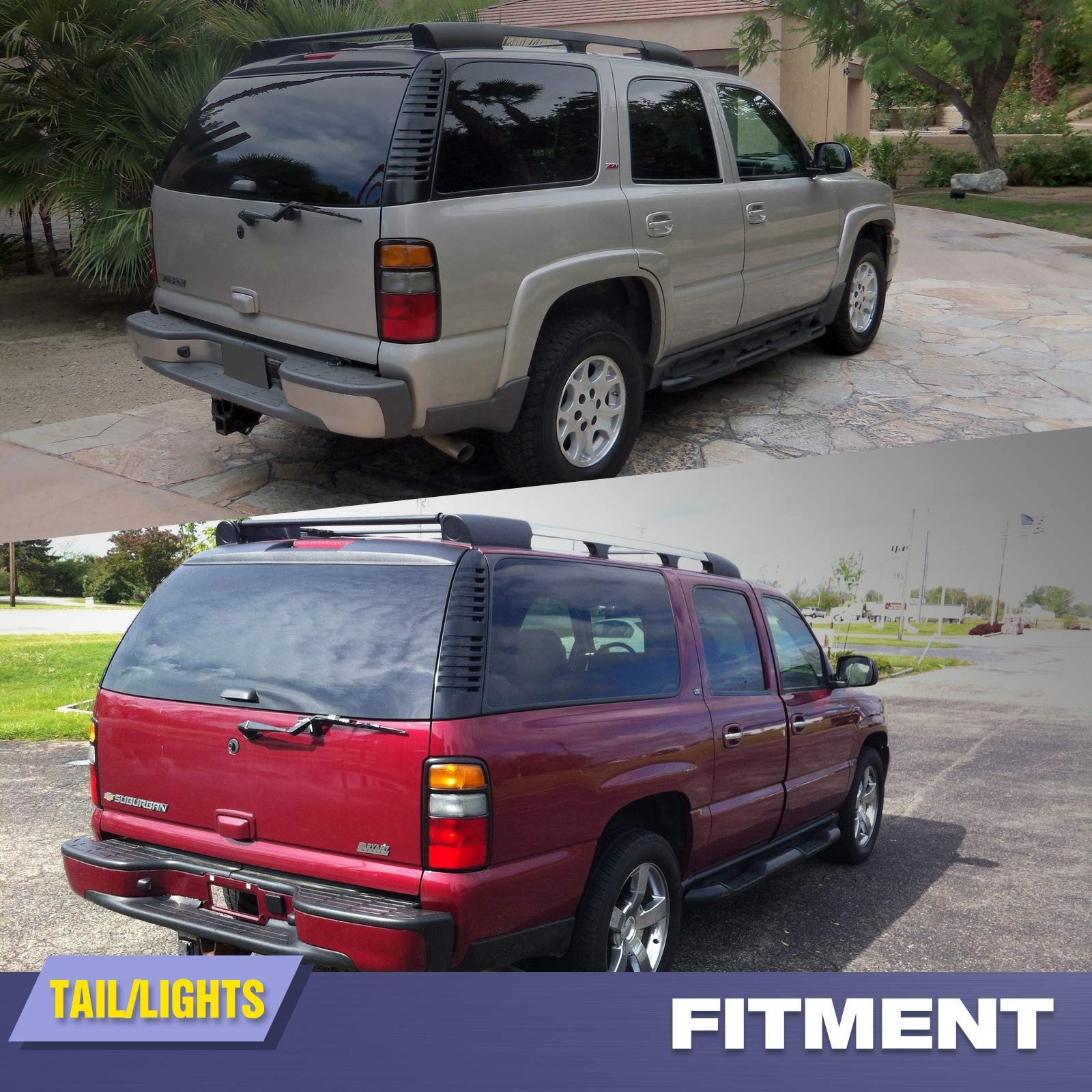 Tail Lights fit for 2000-2006 Chevy Tahoe/Suburban 1500 2500/ GMC Yukon