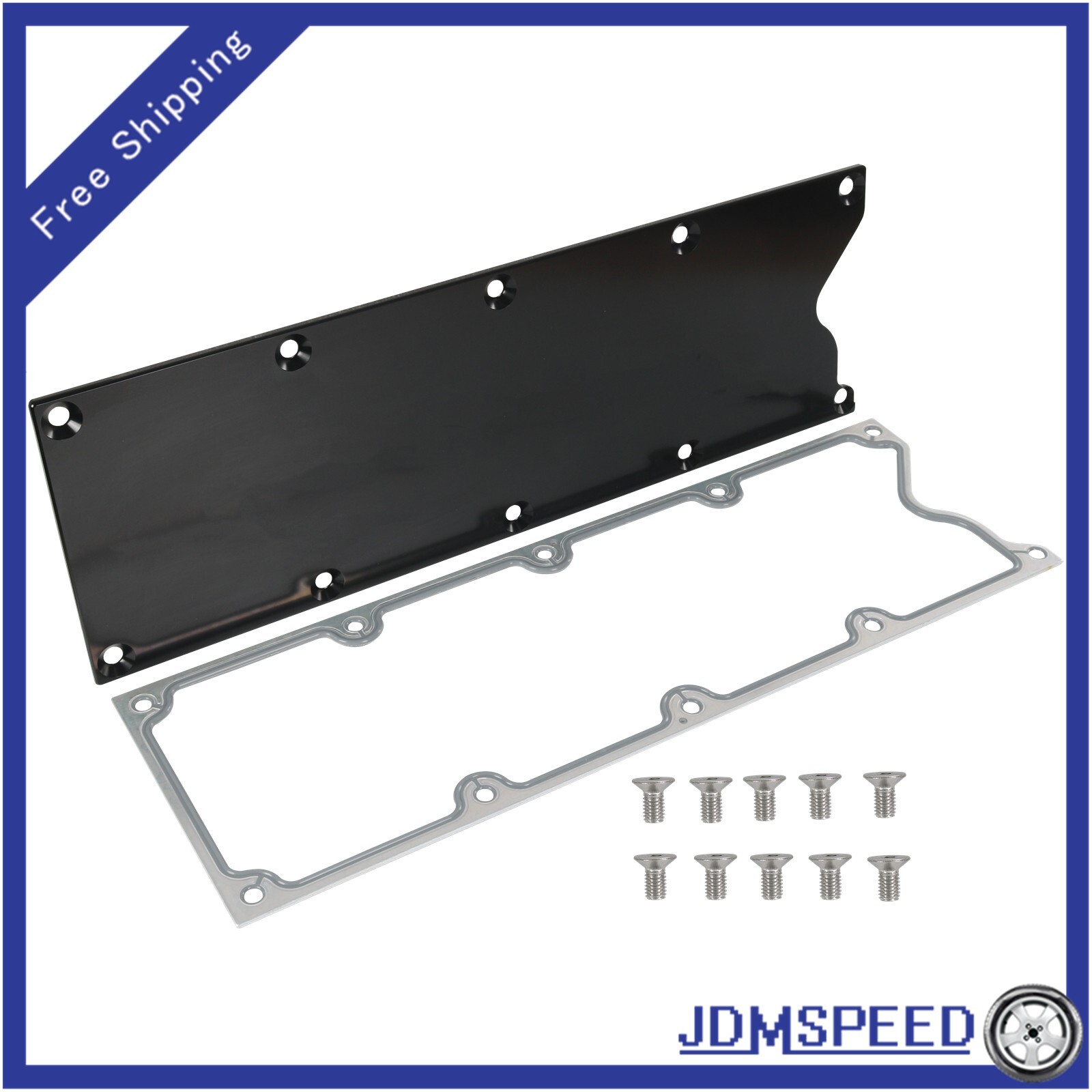 LS Gen 3 Low Profile Valley Pan Cover Plate w/ Gasket and Seals For LSX LS1 LM7