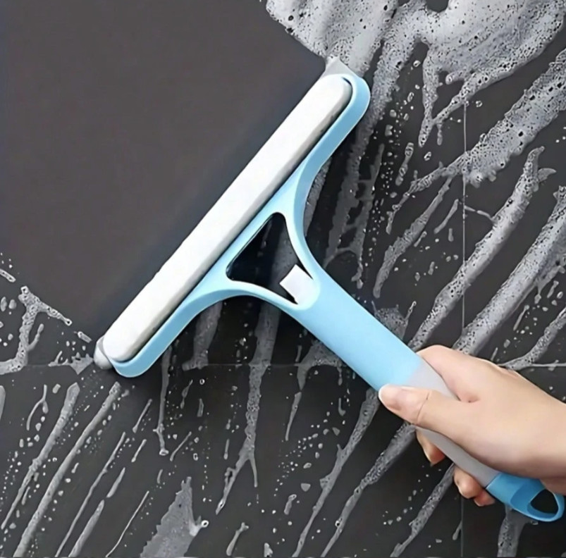 2pcs Window Scraper: Strong Decontamination Tool with Short Handle - NEW