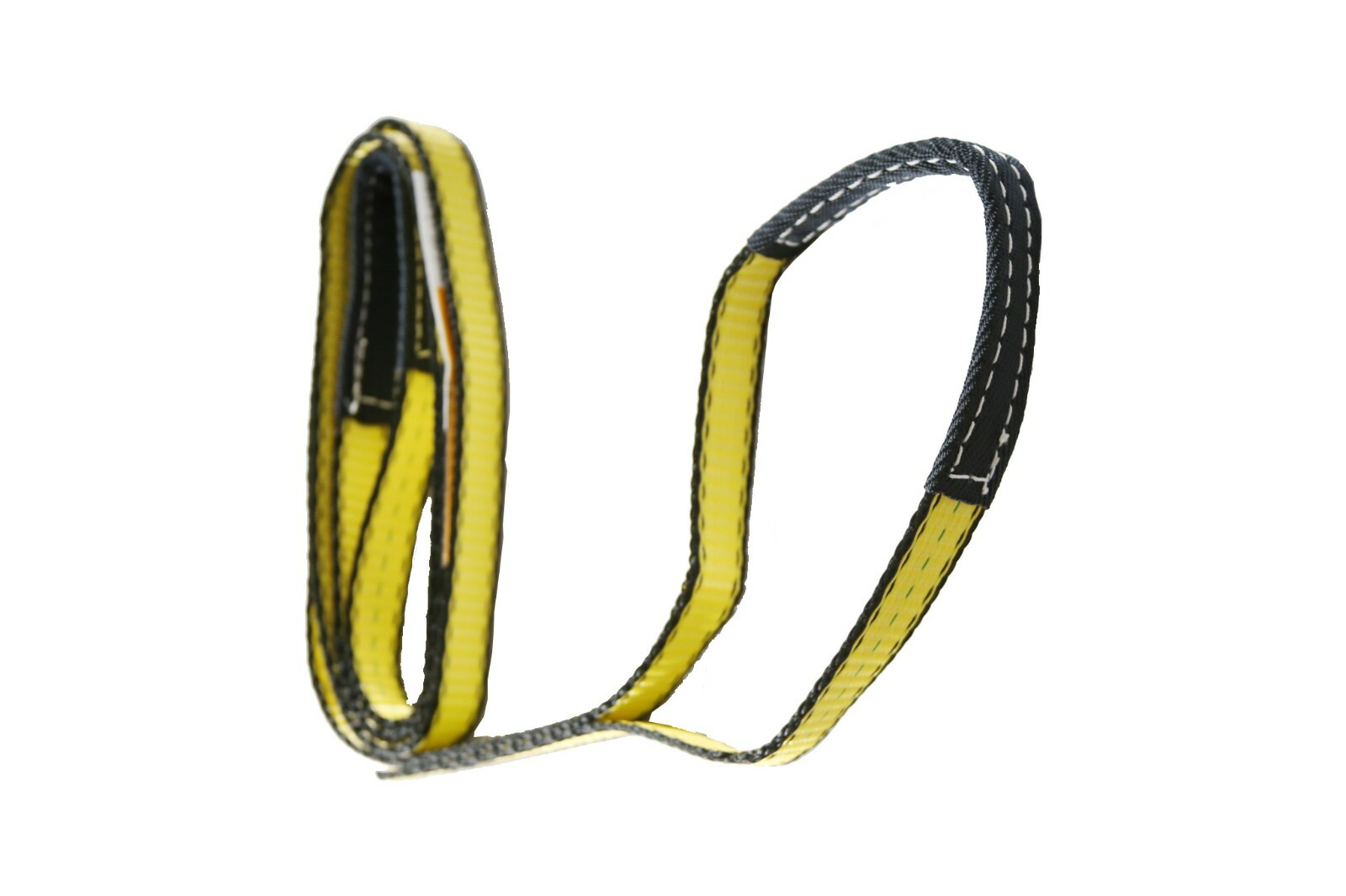 1" Poly Web Lifting Sling 2 FT Eye & Eye 2-ply Choker Pull Strap (2 Pack)