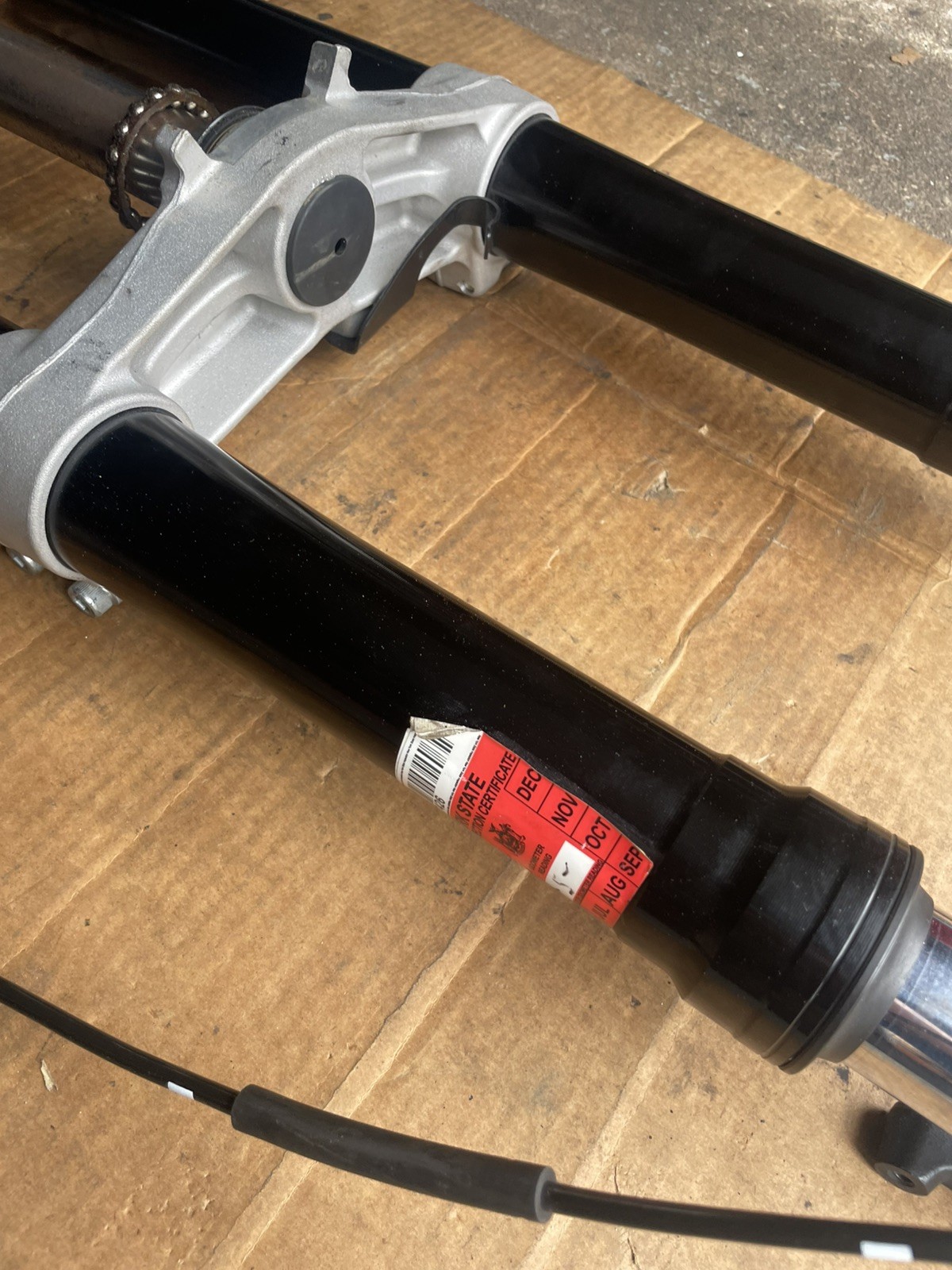 2023 19 - 25 KAWASAKI NINJA ZX636 ZX6R FRONT RIGHT LEFT SIDE FORKS TUBE LEGS OEM