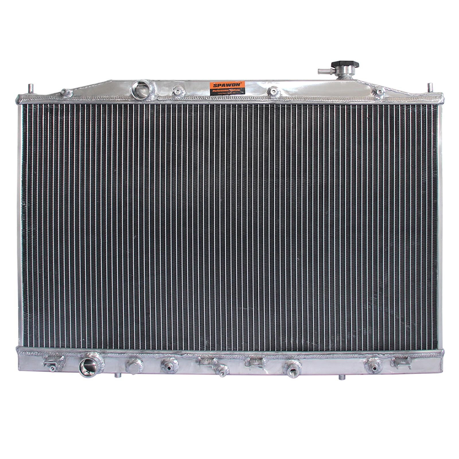 SPAWON Aluminum Radiator For 2011-2017 Honda Odyssey 3.5L V6 3471cc 3 Row AT MT