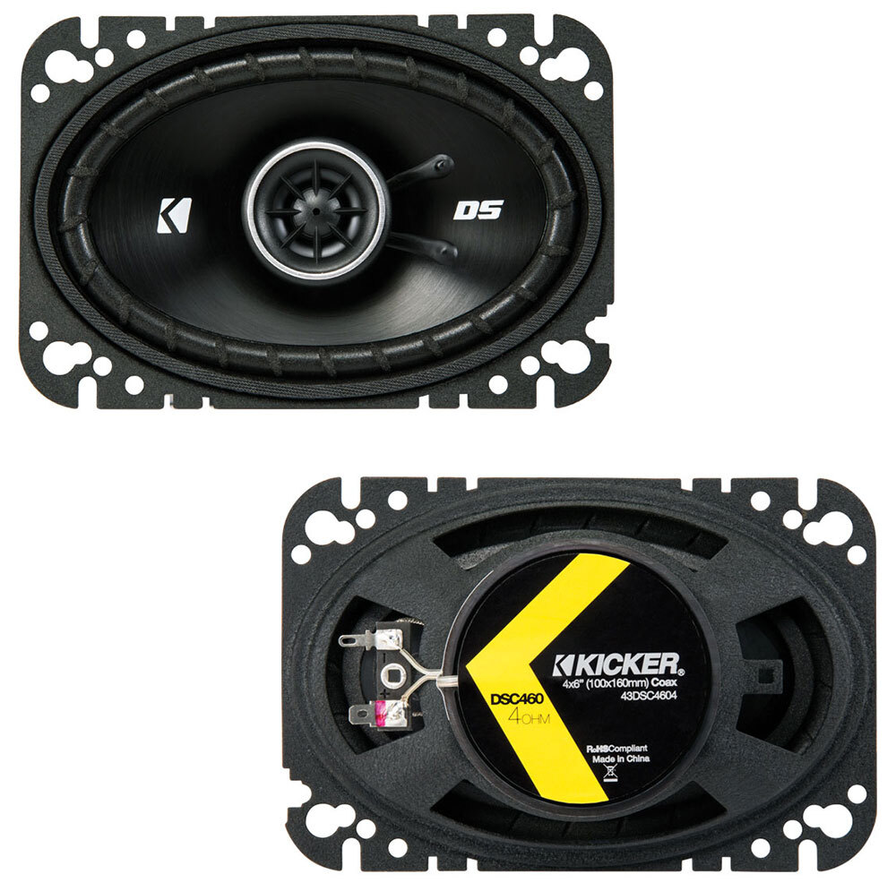 Fit Chevy CK Pickup 1995-2000 Factory Speaker Upgrade Kicker DSC5 DSC46 Package