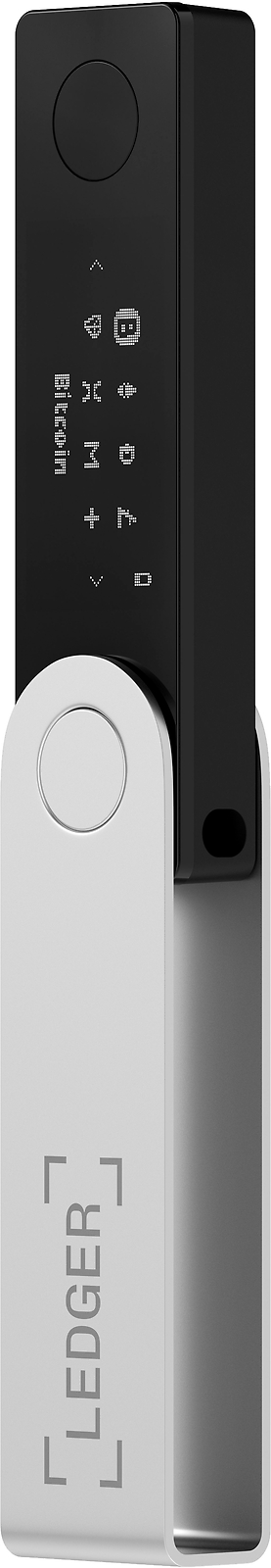 Ledger - Nano X Crypto Hardware Wallet - Bluetooth - Onyx Black