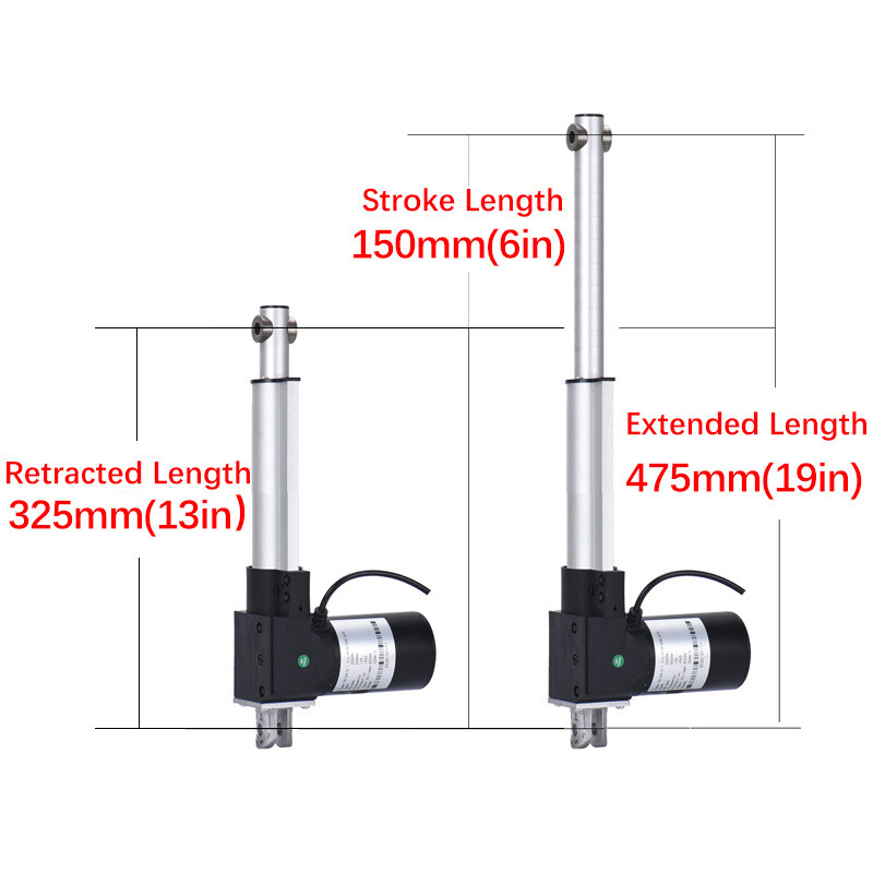 6000N 1320lbs 12V Heavy Duty Linear Actuator 2" - 40inch 1000MM Stroke Electric