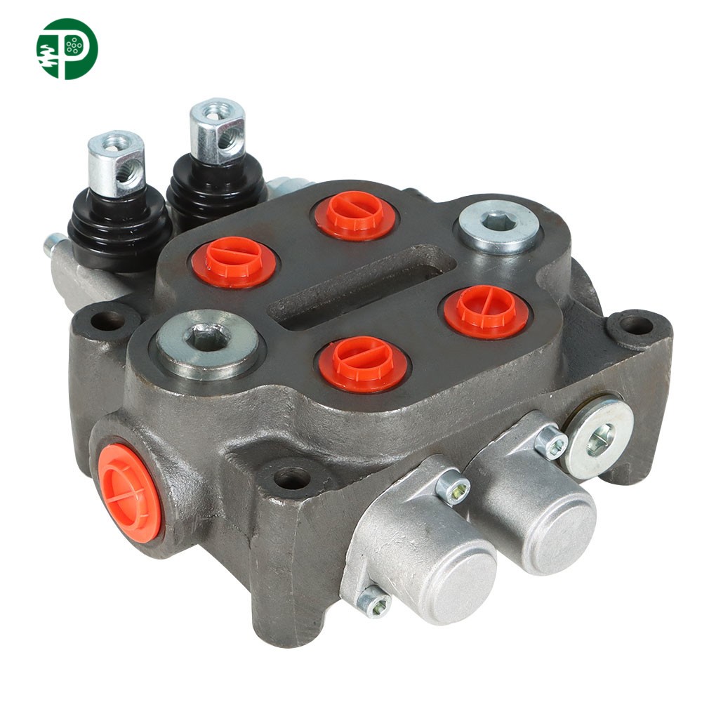 2 Spool 25GPM Hydraulic Directional Control Valve BSPP Tractor Loader US