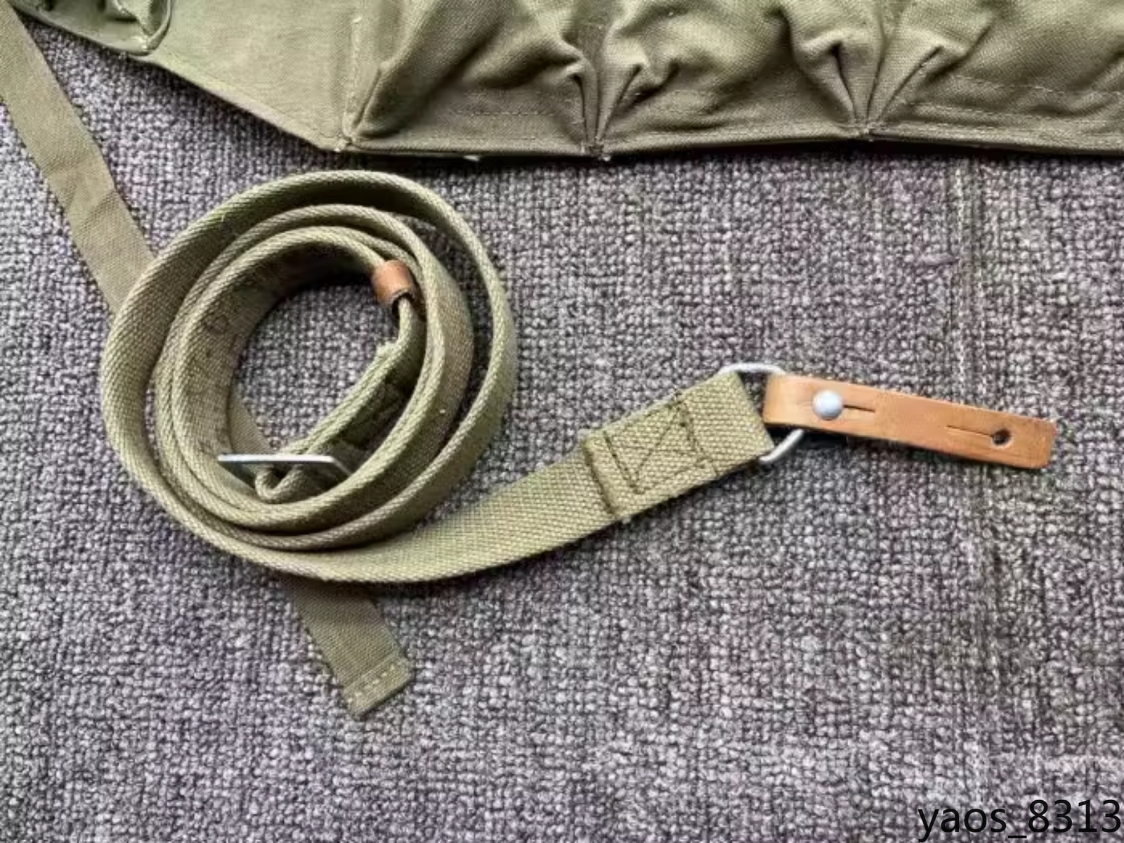 Russia AK Chinese 56 Tactical Chest Rig Vest Pouch with Belt Canvas bag