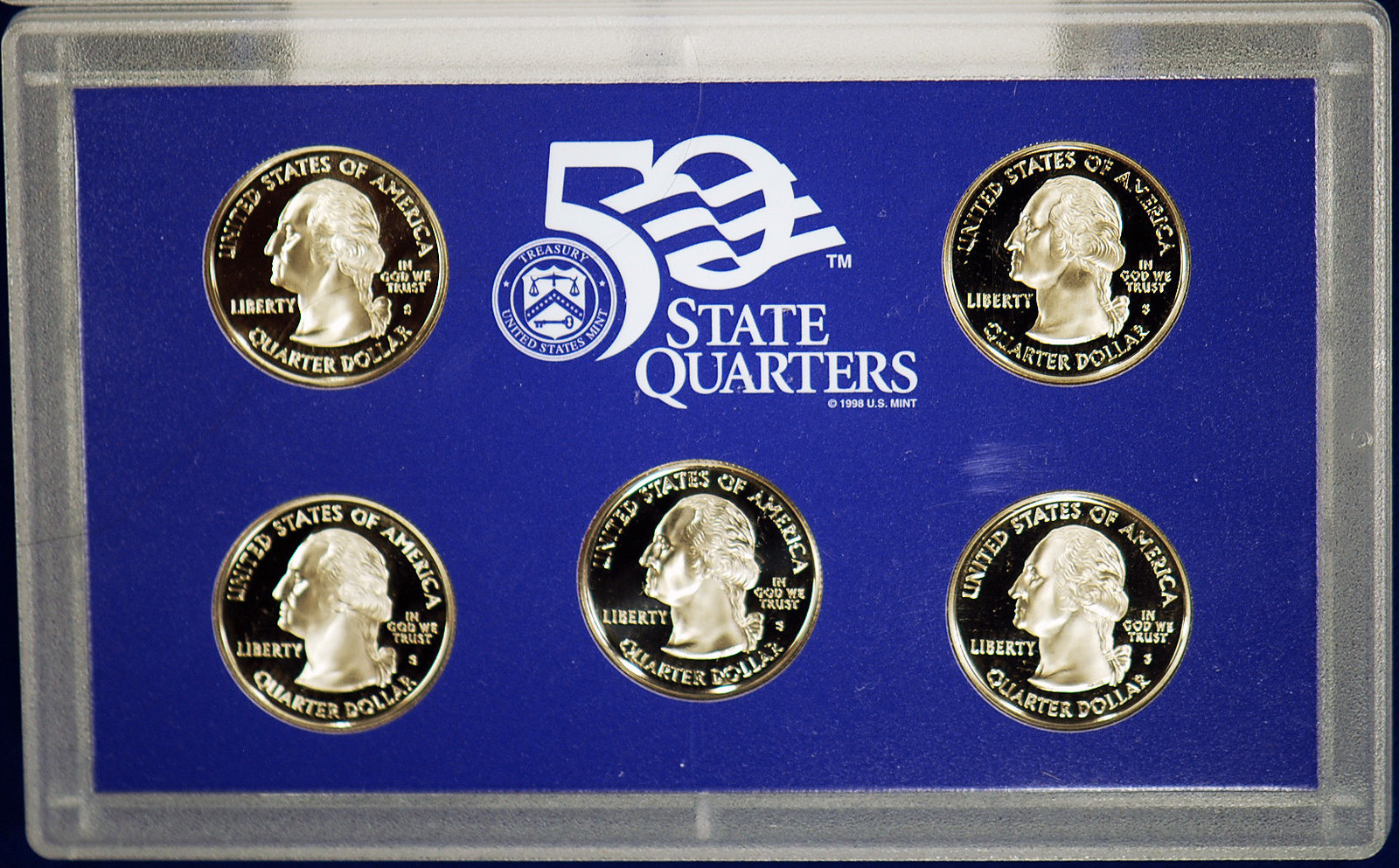 2006-s U.S. Proof Set. Complete and Original in BLUE mint paper box