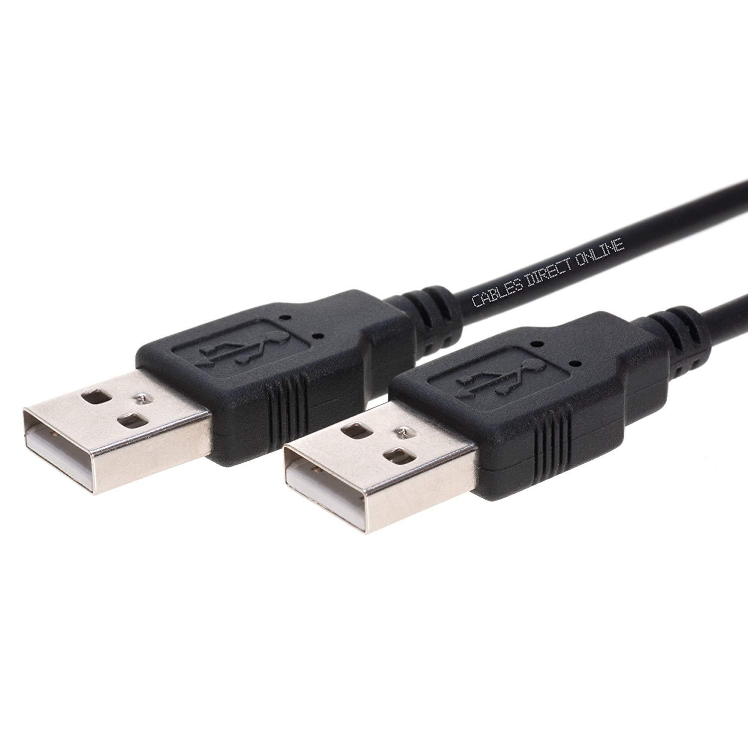 USB 2.0 Type A Male to Type A Male Cable Cord 3FT 6FT 10FT 15FT DATA WIRE