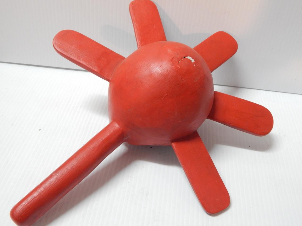 NW COAST HAND CARVED SUN MASK -RATTLE - NICE DETAILS - FINE + NICE