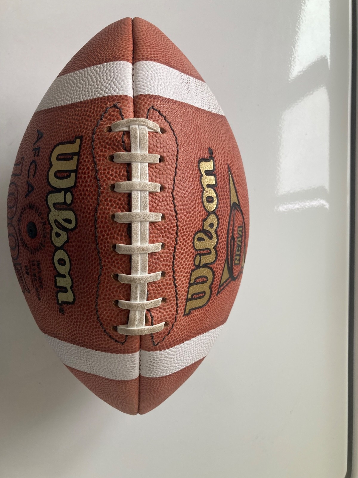 Wilson NCAA 1005 Authentic Full Size NFHS / NCAA Leather Football