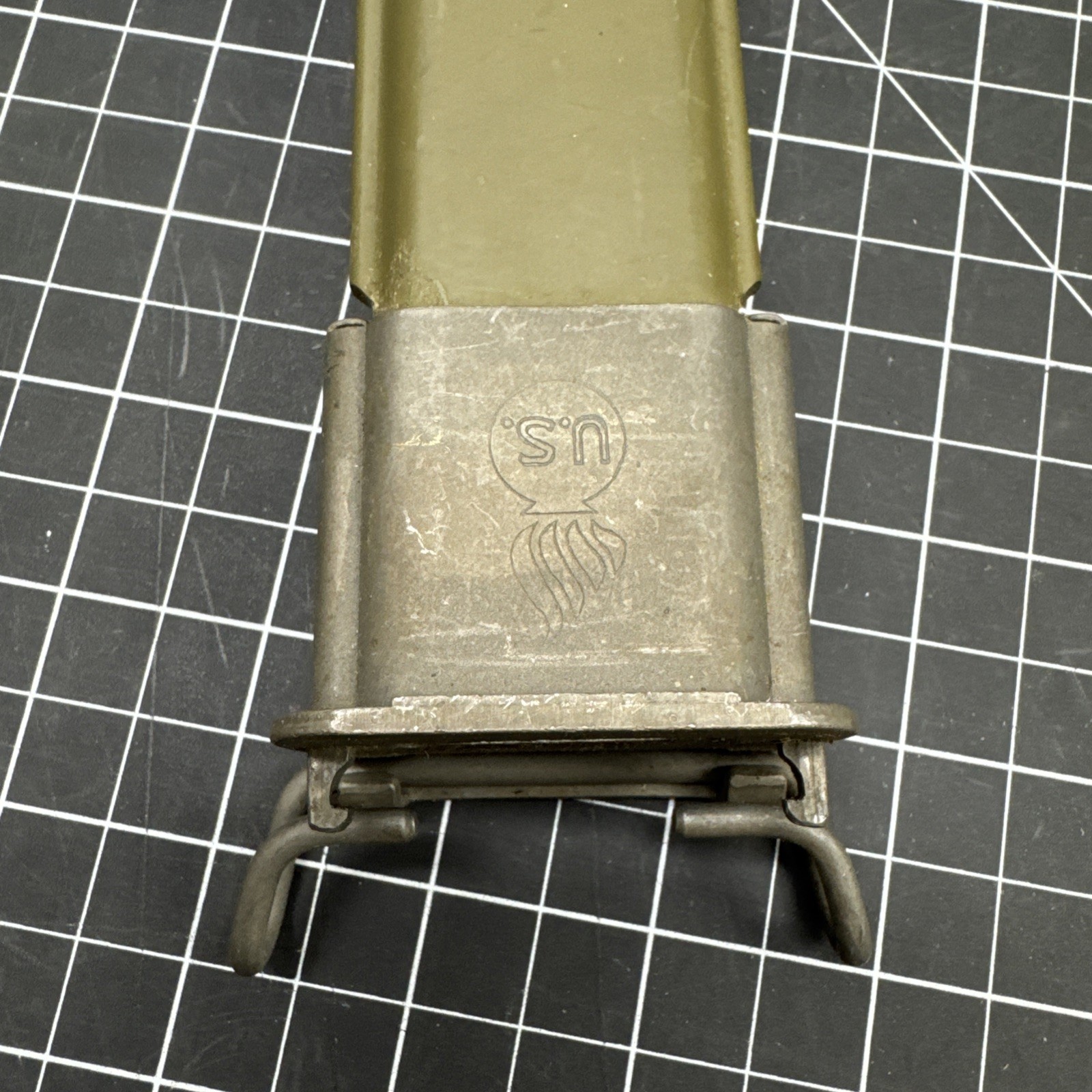 Excellent 16” WWII US Military Model 1942 AFH Rifle Bayonet + Scabbard A1