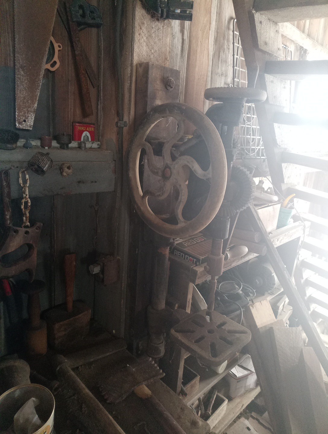 Vintage ACME Blacksmith Post Drill Ready To Work In Your Fabrication Shop