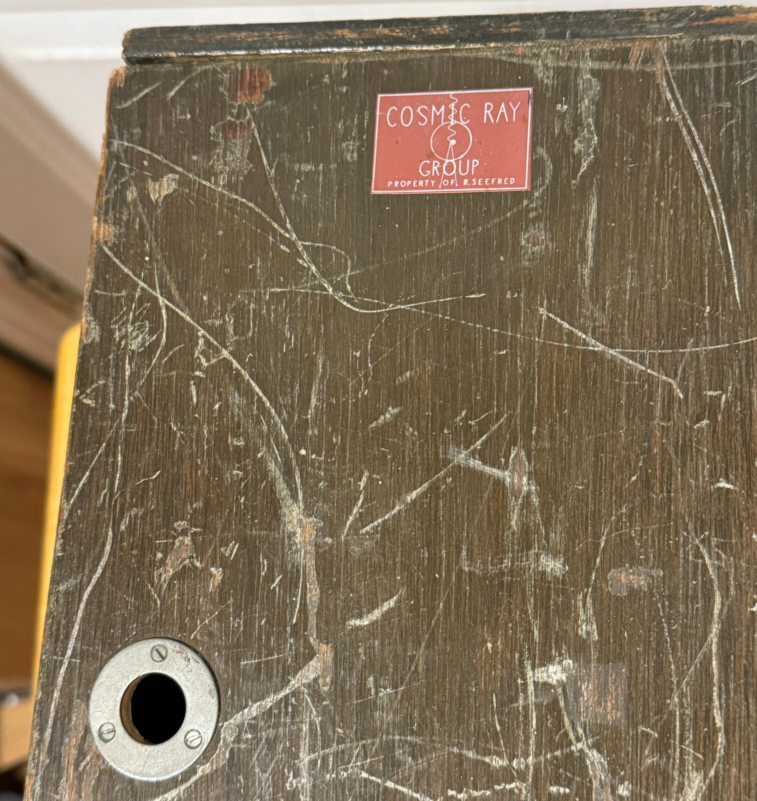 Vintage - David White - IMPROVED Surveying TRANSIT low serial #- w old wood box