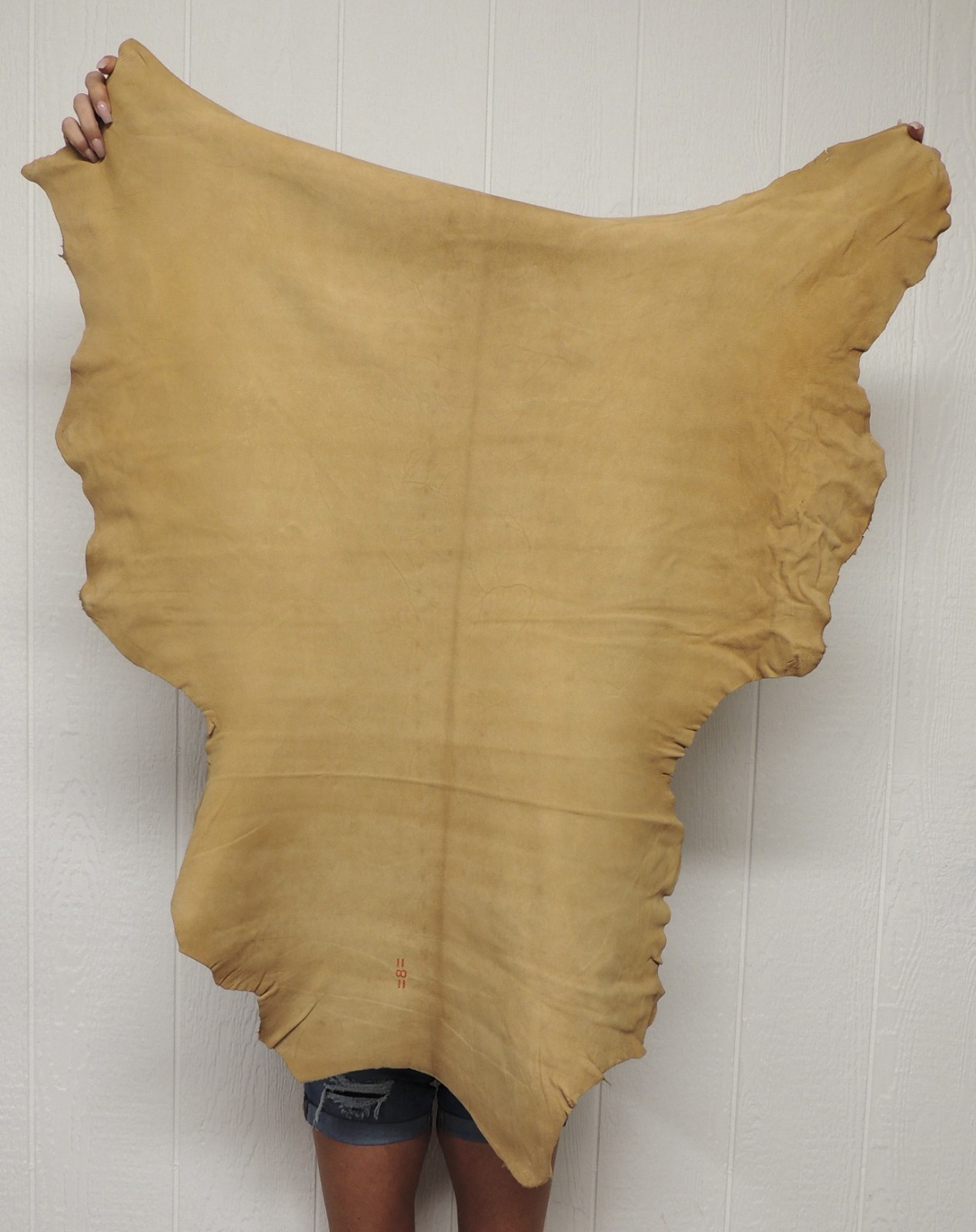 SMOKE BUCKSKIN Leather Hide for Crafts Clothes Laces Pipe Bag Regalia Pelt Skins