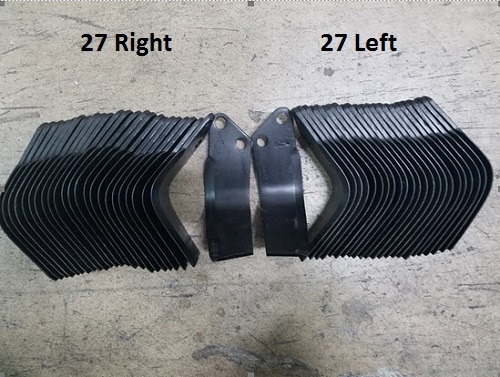 King Kutter 505054 Tiller Tines  TG72/TG-G72 Set of 54 (27 LH 27 RH)