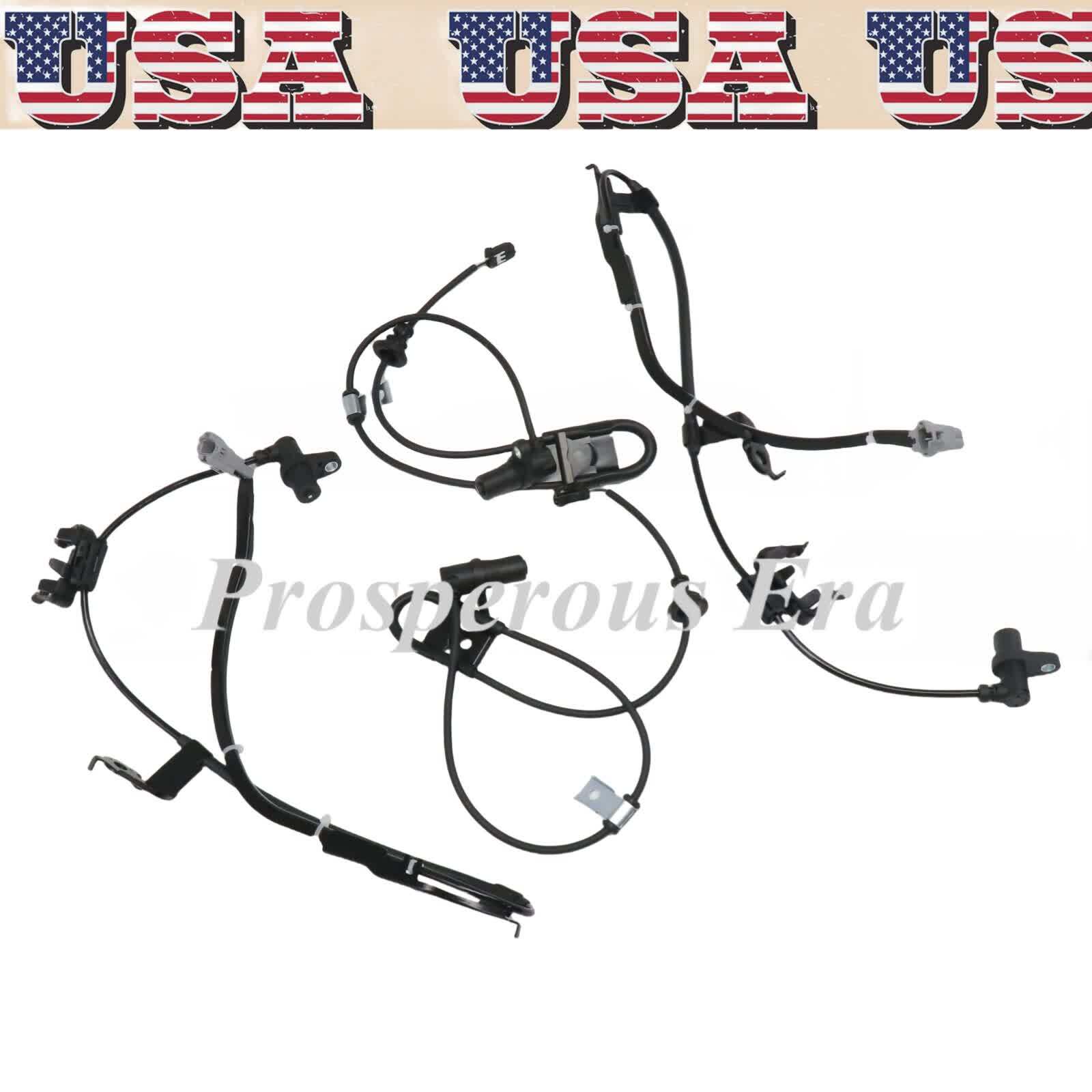 4X Front & Rear ABS Speed Sensor Set For Toyota Highlander RX330 RX350 RX400h