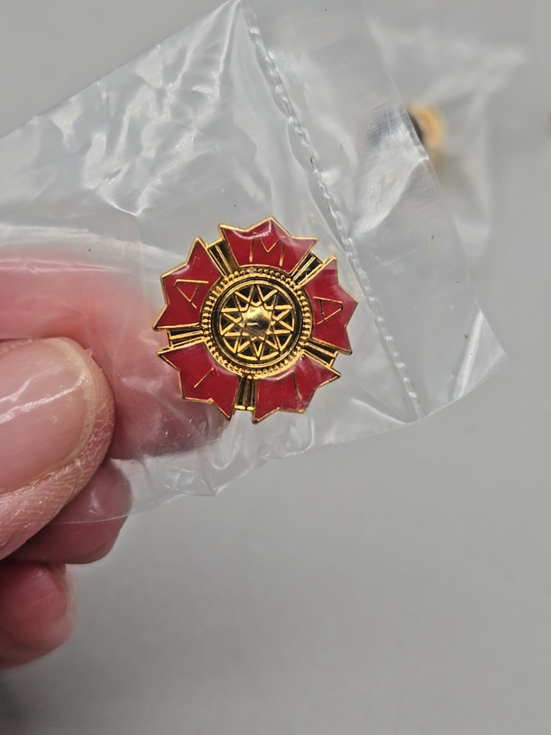 Collection of 17 AMA American Motorcycle Association Membership Pins. New