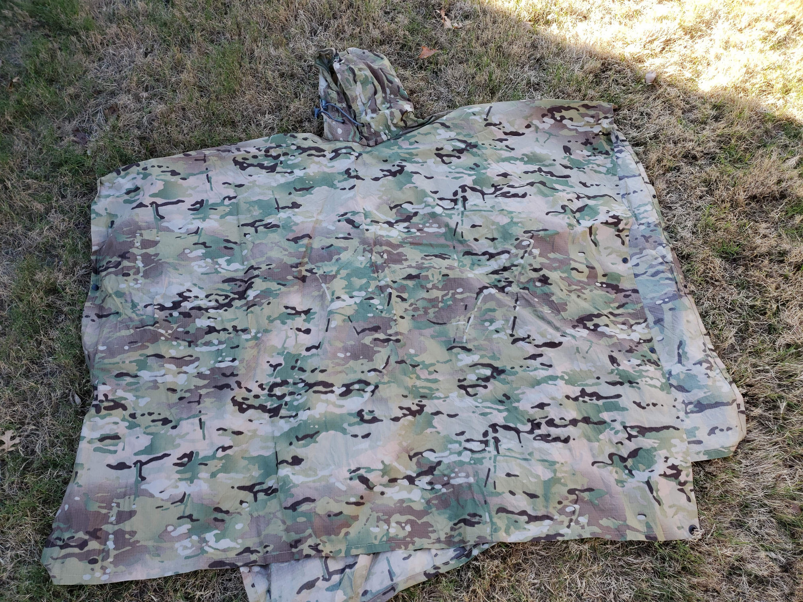 🇺🇸100% GENUINE USGI ARMY USAF ISSUE OCP MULTICAM PONCHO NOT CHIC0M NOT FAKE
