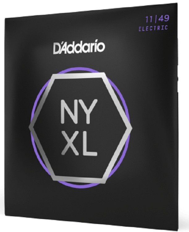 D'Addario NYXL1149 Electric Guitar Strings 11-49 Medium