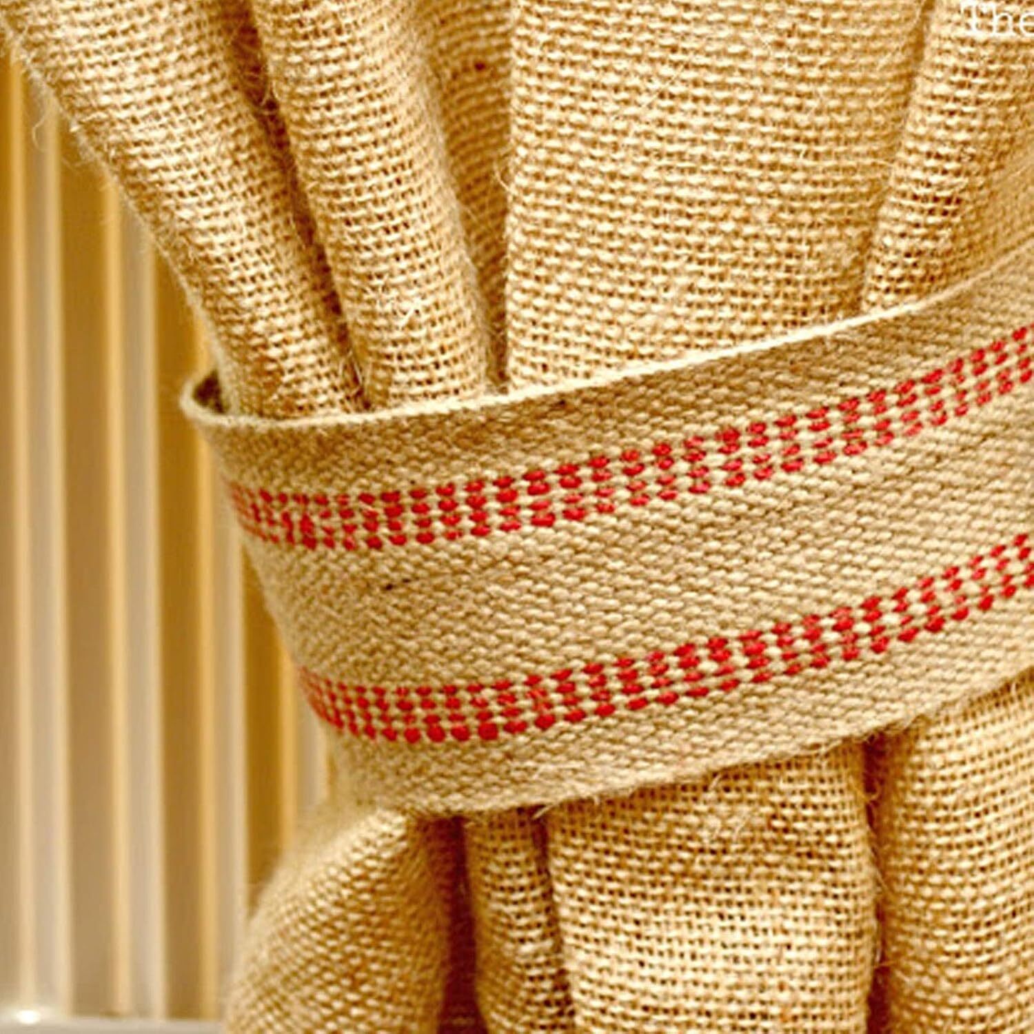 3.5"x10Yd Upholstery Jute Webbing Thickened Jute Chair Webbing Furniture Webbing