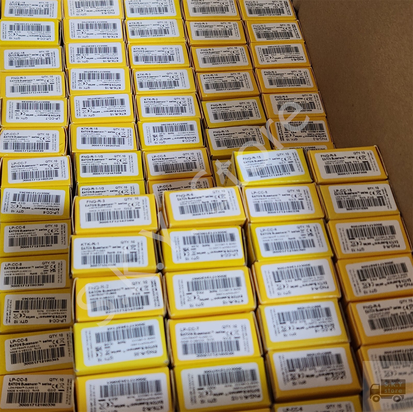 Lot of 10 NEW Bussmann FAST-ACTING Fuse KTK-10, 600Vac, NIB, KTK10, Fast Ship