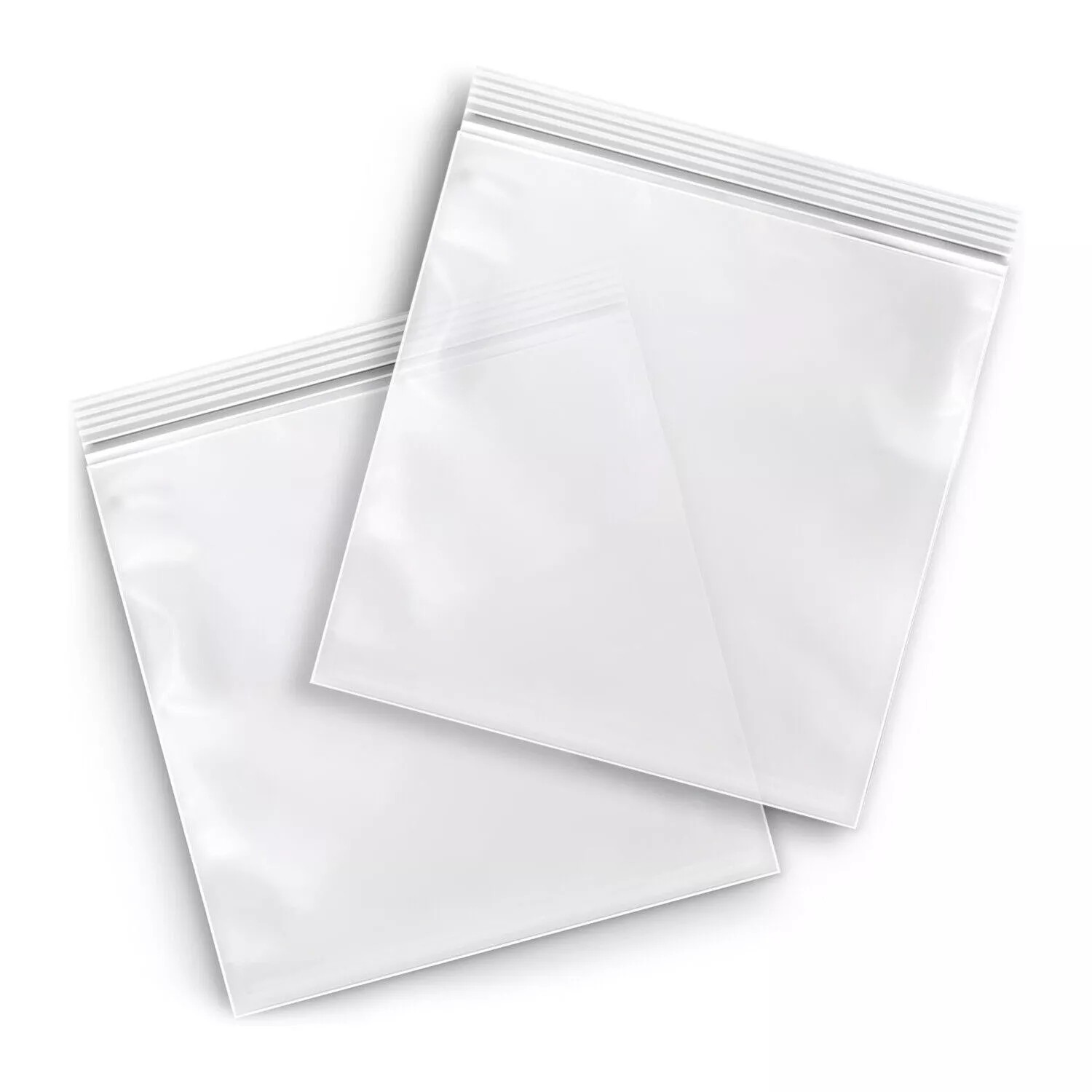 2 Mil Clear Reclosable Plastic Bags with Zipper Top for Jewelry and Storage