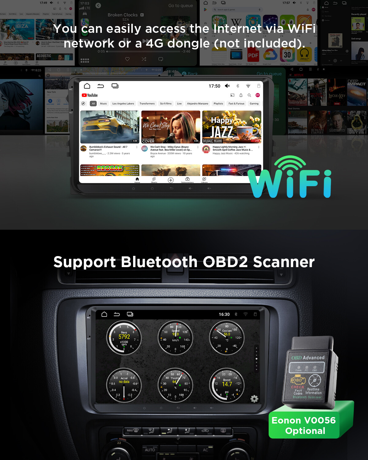 For VW Golf Tiguan Touran Passat Android 13 Car GPS Sat Nav Radio Stereo CarPlay