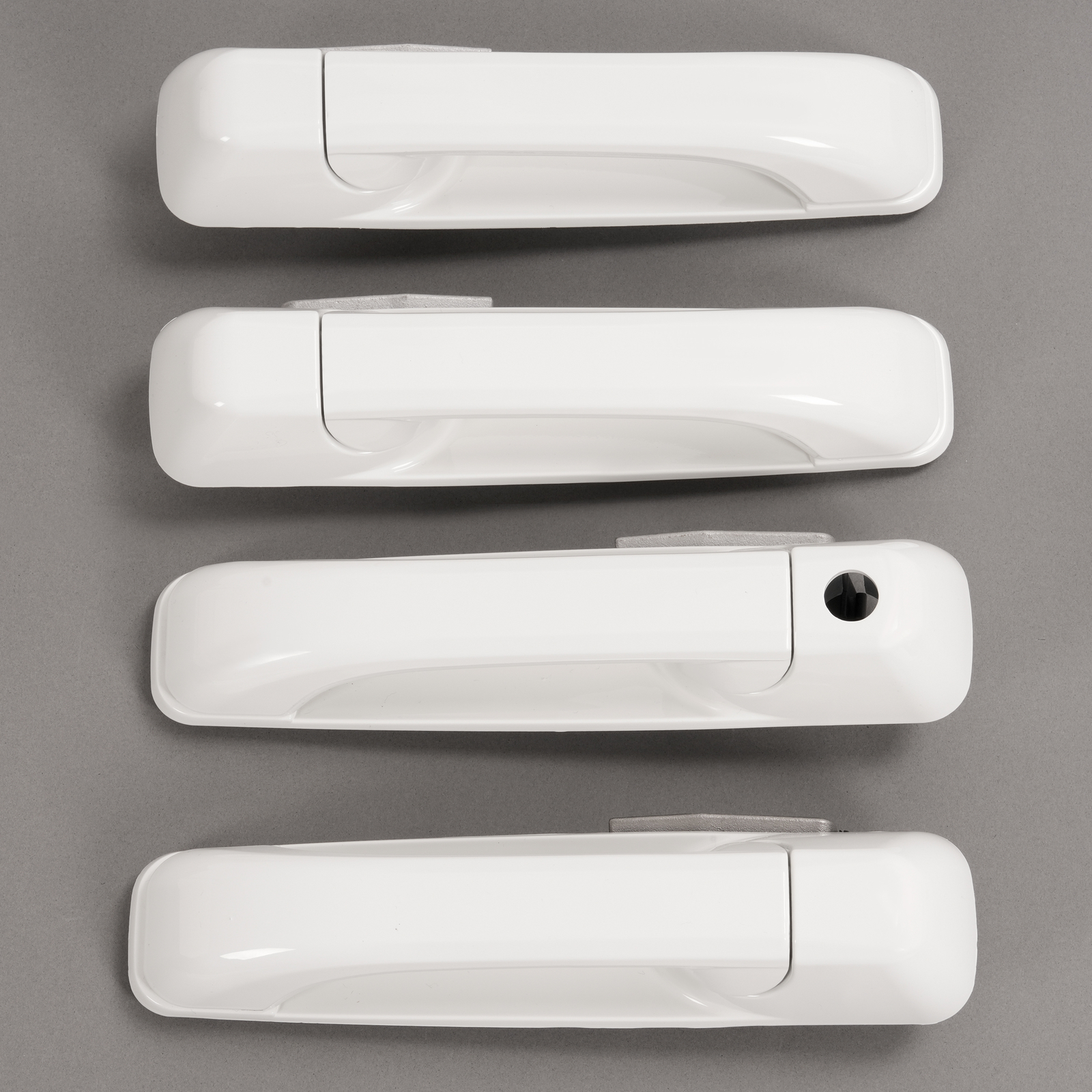 Fits DODGE RAM 1500 2009-2024/ RAM 2500 2011-2025 Outside Door Handle White 4Pcs