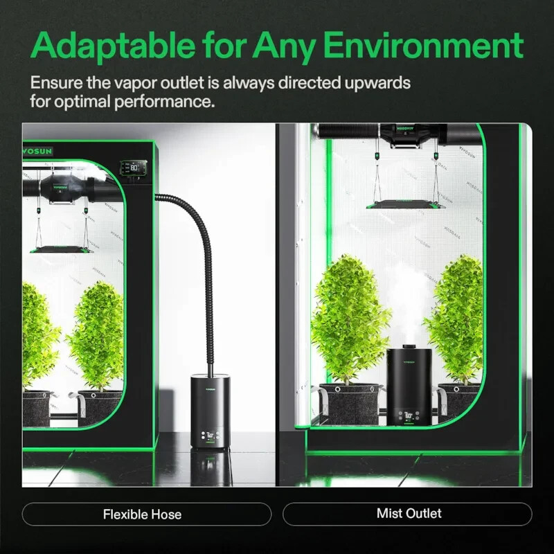 VIVOSUN AeroStream H05 Intelligent Wi-Fi Humidifier, 1.32 Gal / 5 L Humidifier