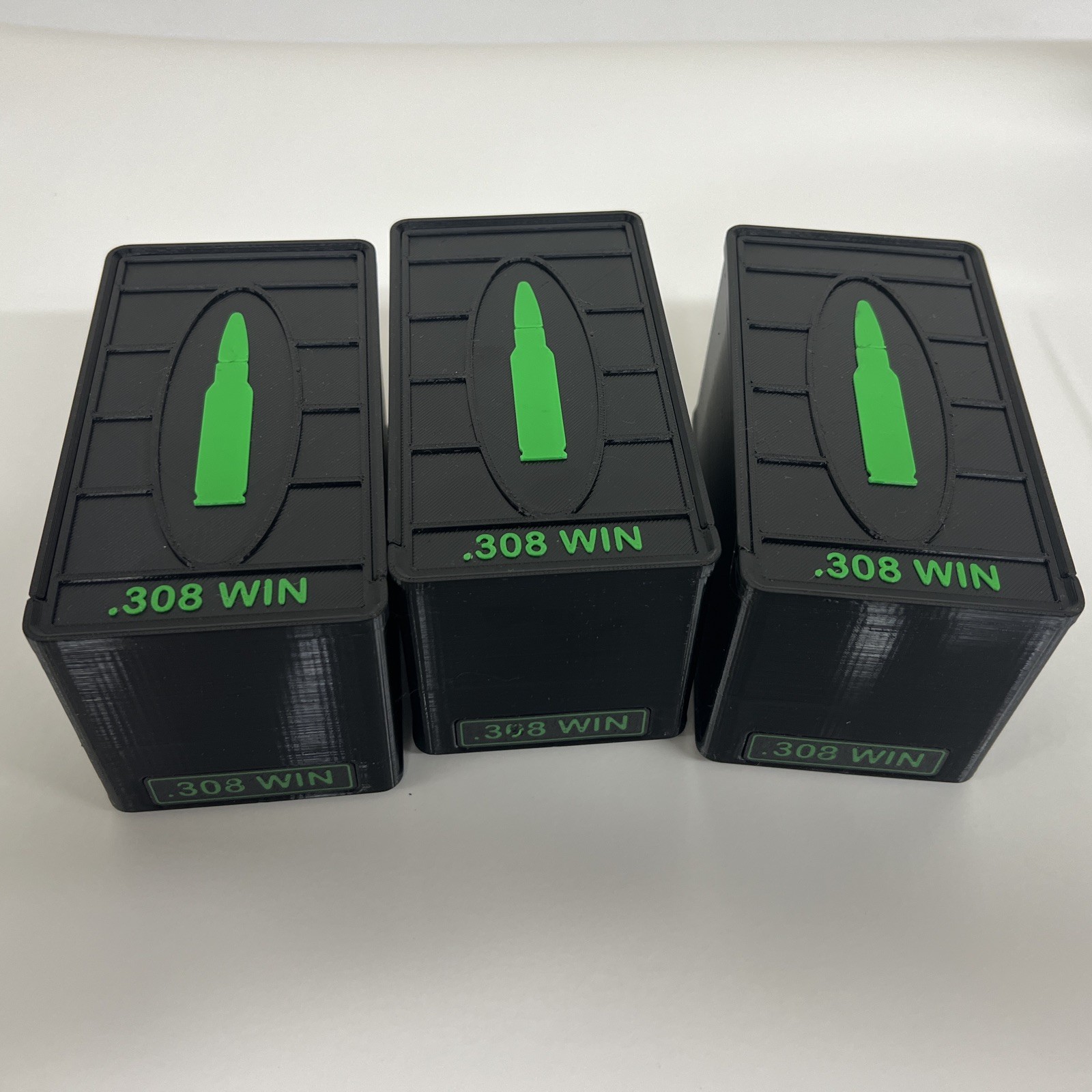 .308 / 7.62x51mm Ammo Box 50rd Capacity (3 Pack)