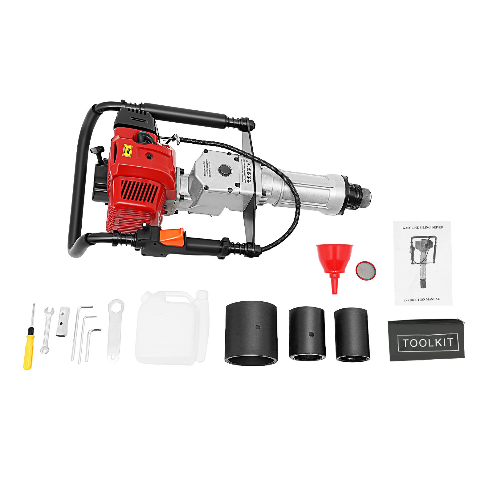 52CC Gas Powered T Post Driver Engine Gasoline 2-stroke Fence Piling Pounder