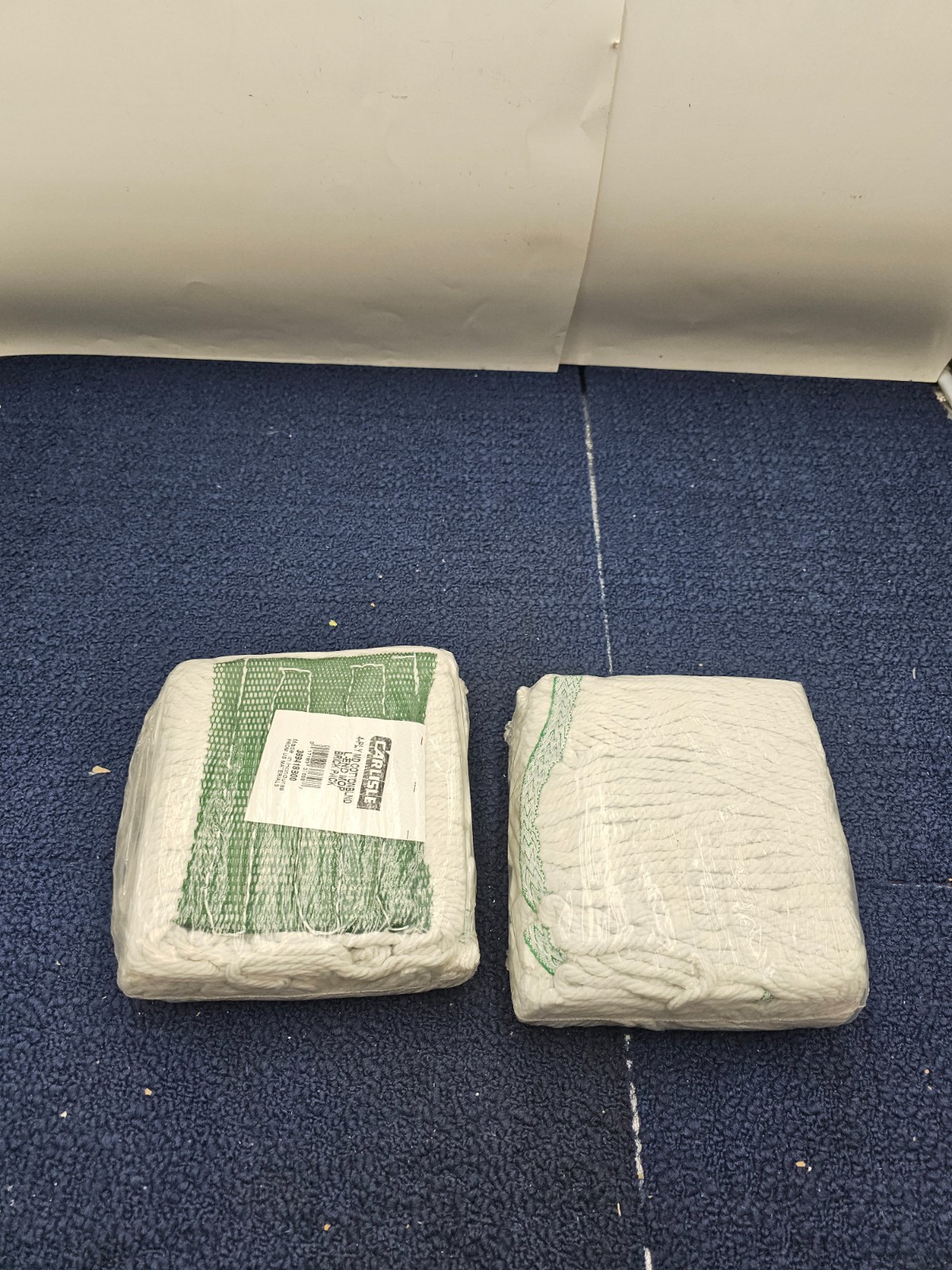 (QTY 12) CARLISLE 369418B00 4-Ply MD Cotton Blend Looped End Mop  Food Service