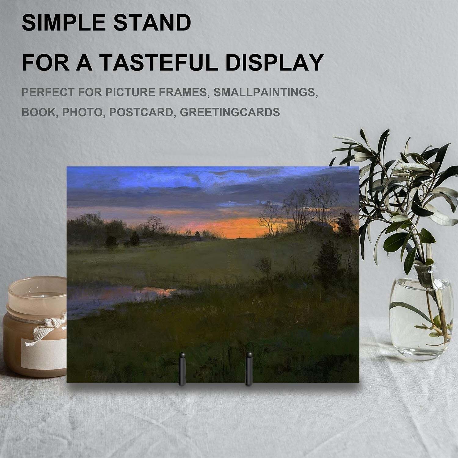 Plate Stands for Display, 3/5 Pack 6 Inch Plate Holder Display Stands