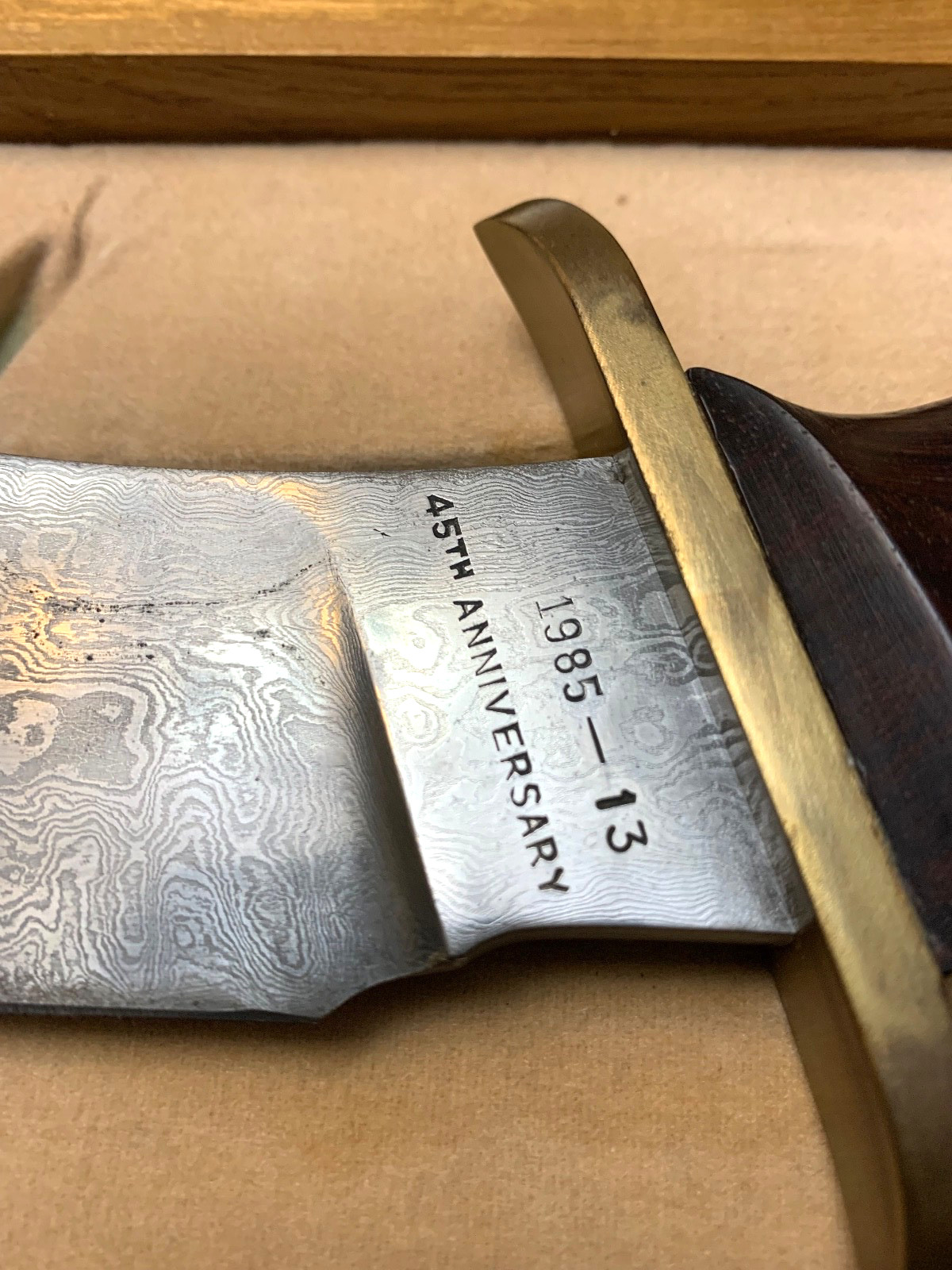 W.F. *BILL* Moran DAMASCUS Commemorative ST-23Handcrafted with finest materials