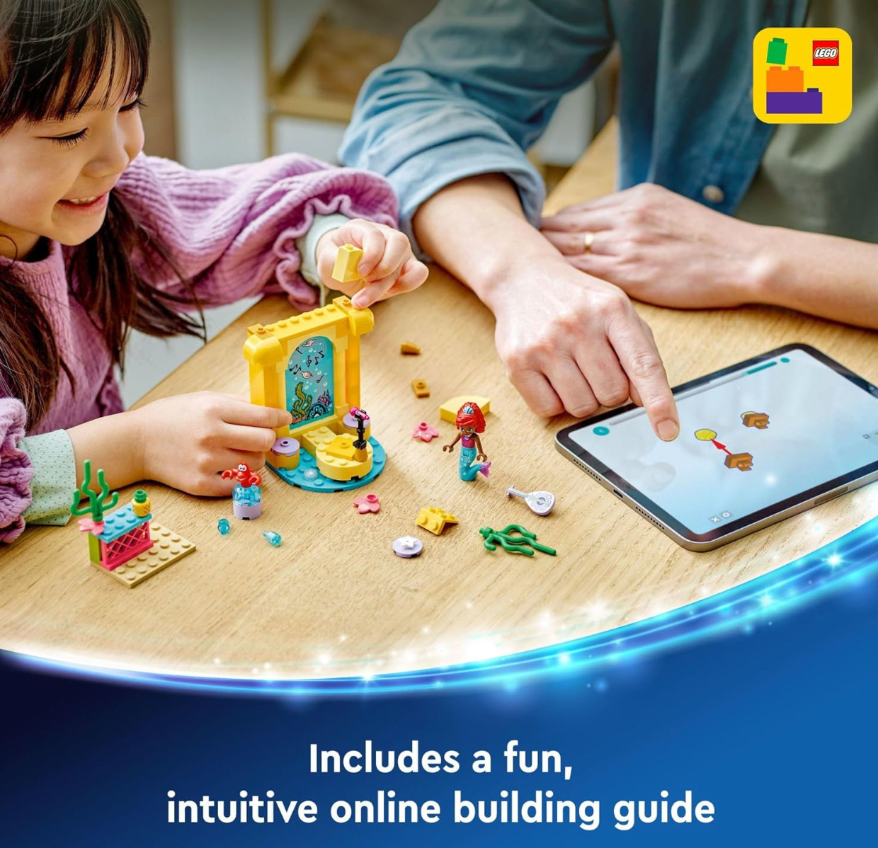 Brand New Lego 43235 Disney Princess The Little Mermaid Ariel's Music Stage 4+